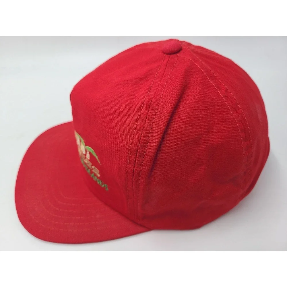 Vtg St Thomas Virgin Islands‎ Hat Cap Coconut Cruises Zip Strapback (Fits Small)